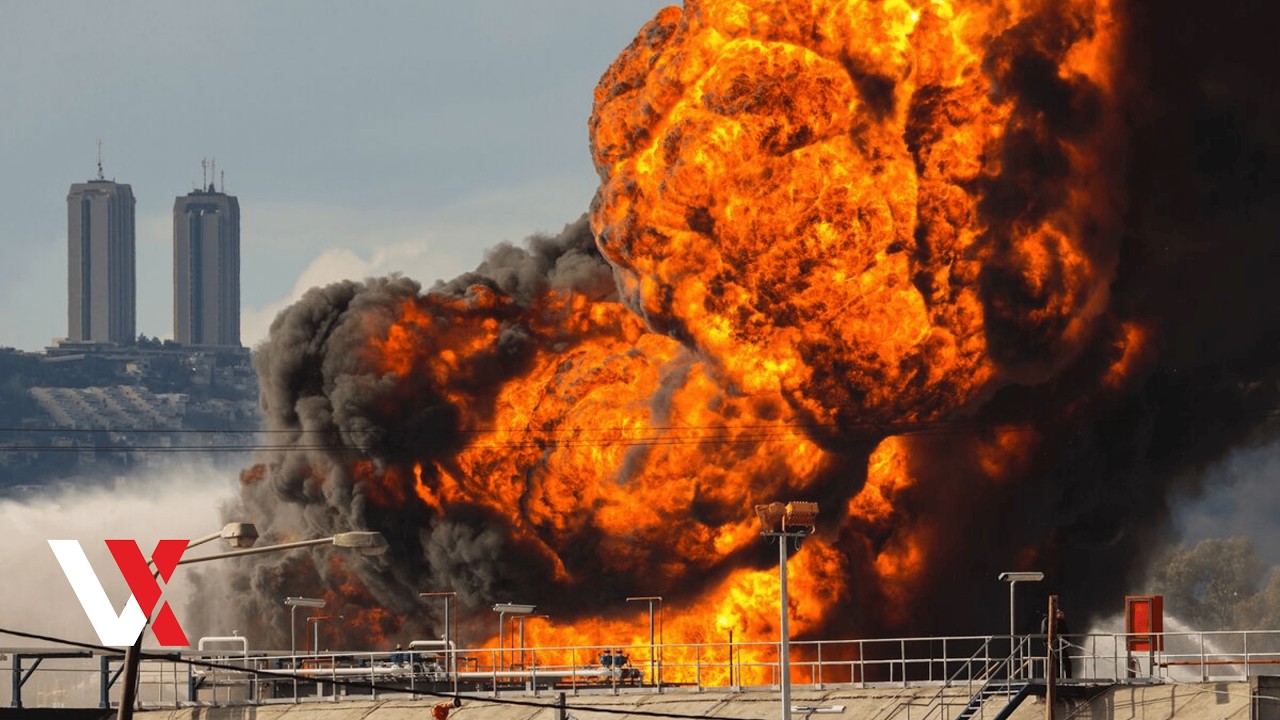 Iran Targets Haifa Refinery, Tel Aviv Satellite Station With Suicide Drones | VERTEX