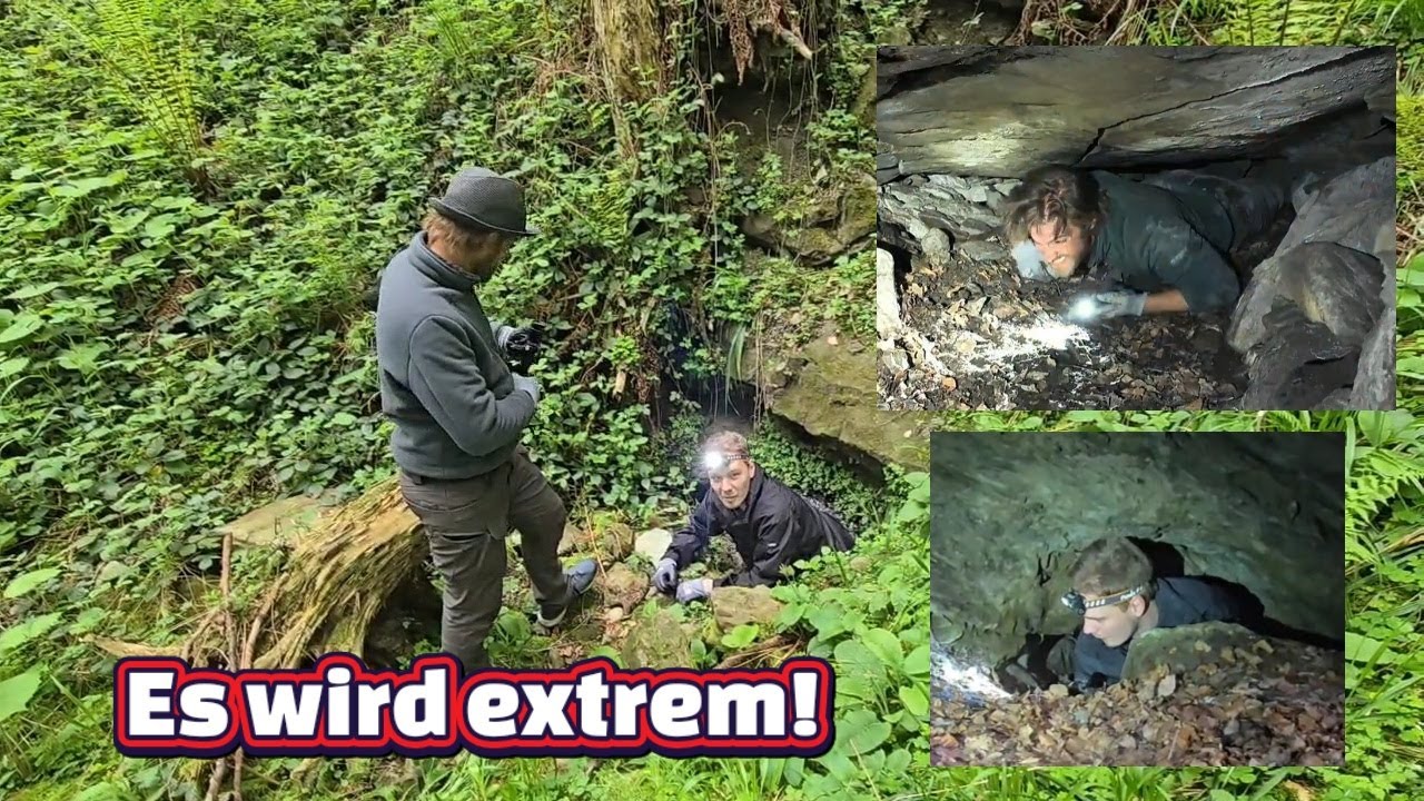 Seit 80 Jahren stillgelegt! Bergwerk-Stollen extrem!