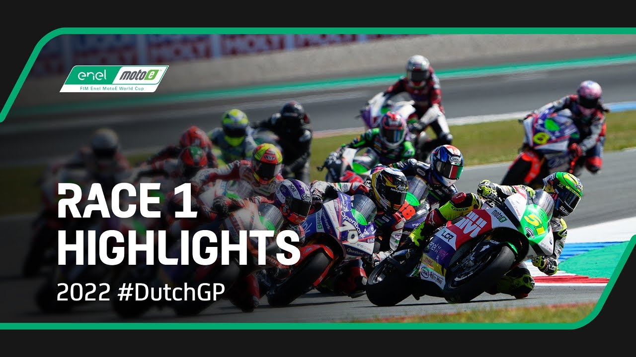 MotoE&trade; Race 1 Highlights | 2022 #DutchGP