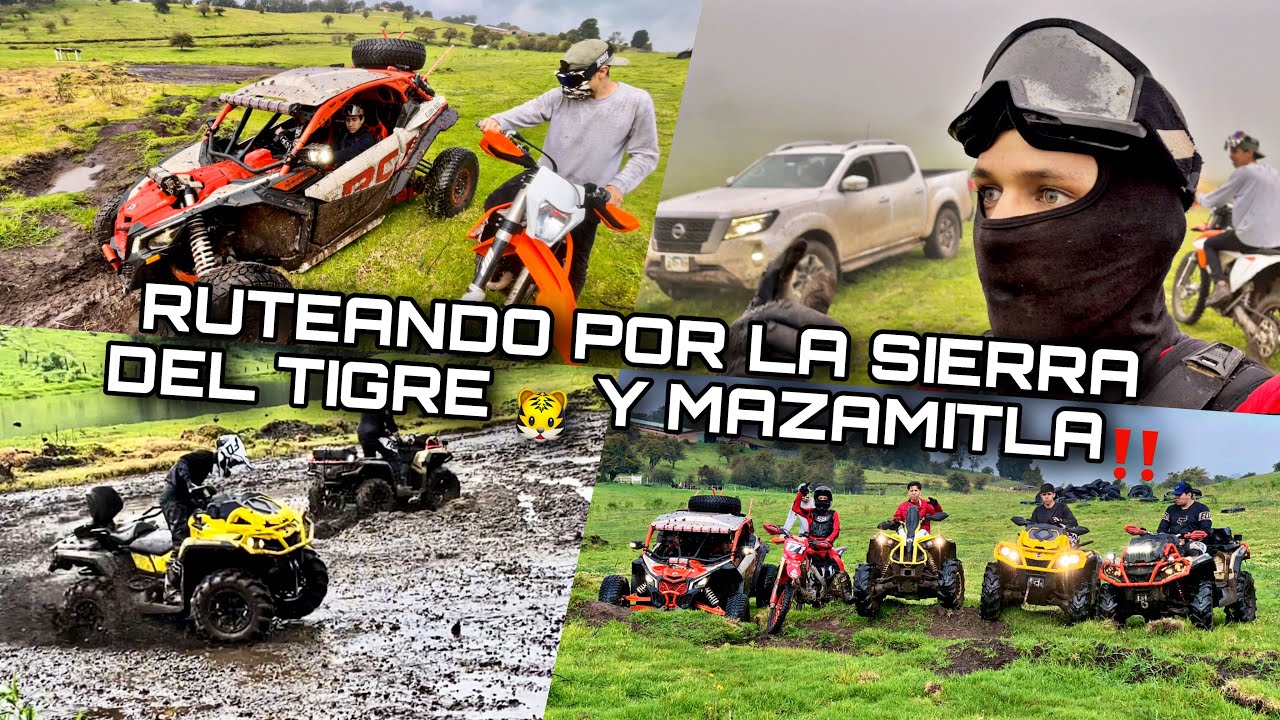 DOMINGO DE RUTA POR LA SIERRA DEL TIGRE Y MAZAMITLA‼️ | JUAN HERNANDEZ 🍀