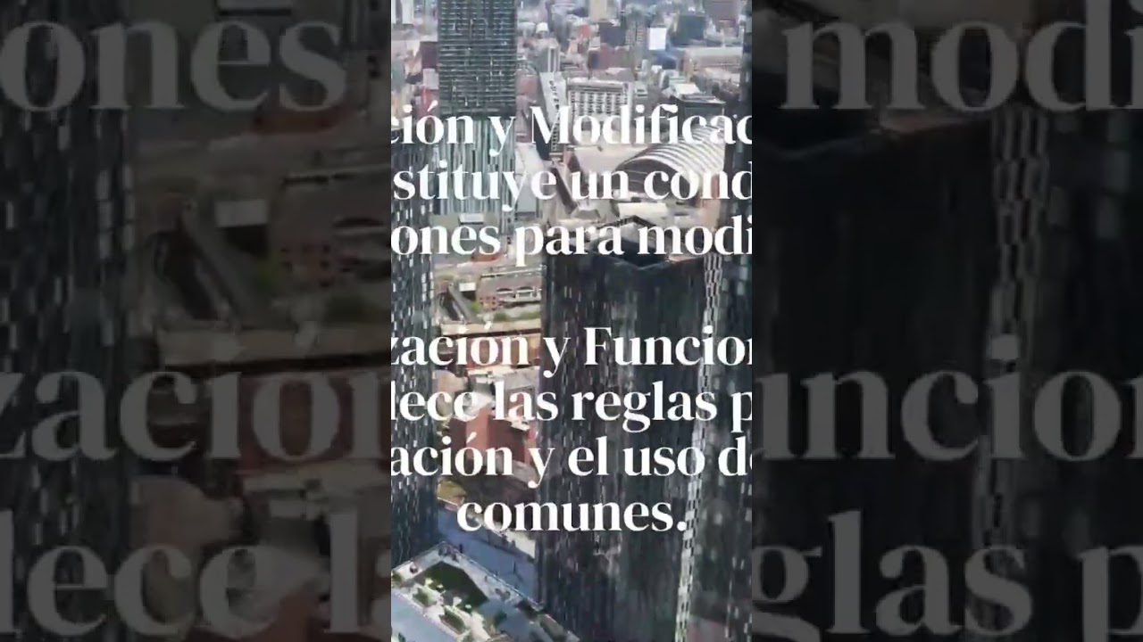 Para que sirve la Ley de condominios?