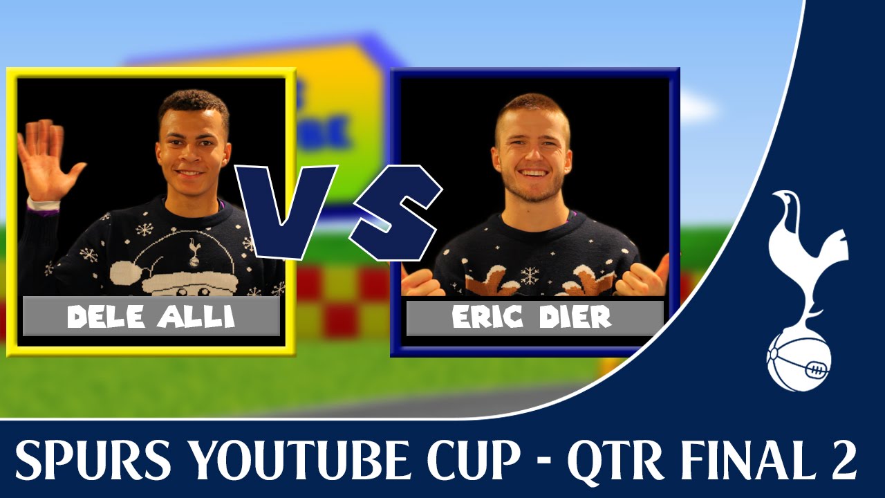 Spurs YouTube Cup ! 2nd Qtr Final - Dele Alli vs Eric Dier ! Spurs TV !