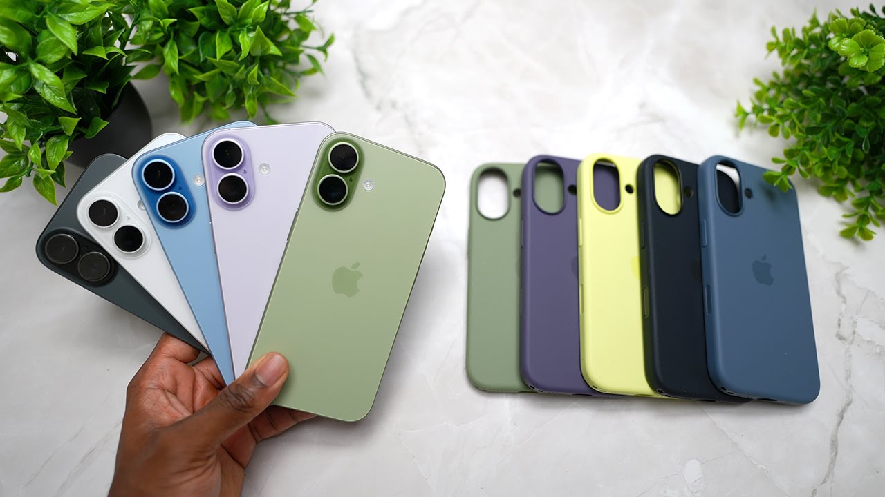 Все силиконовые чехлы Apple для iPhone 17 на все цвета iPhone 17!