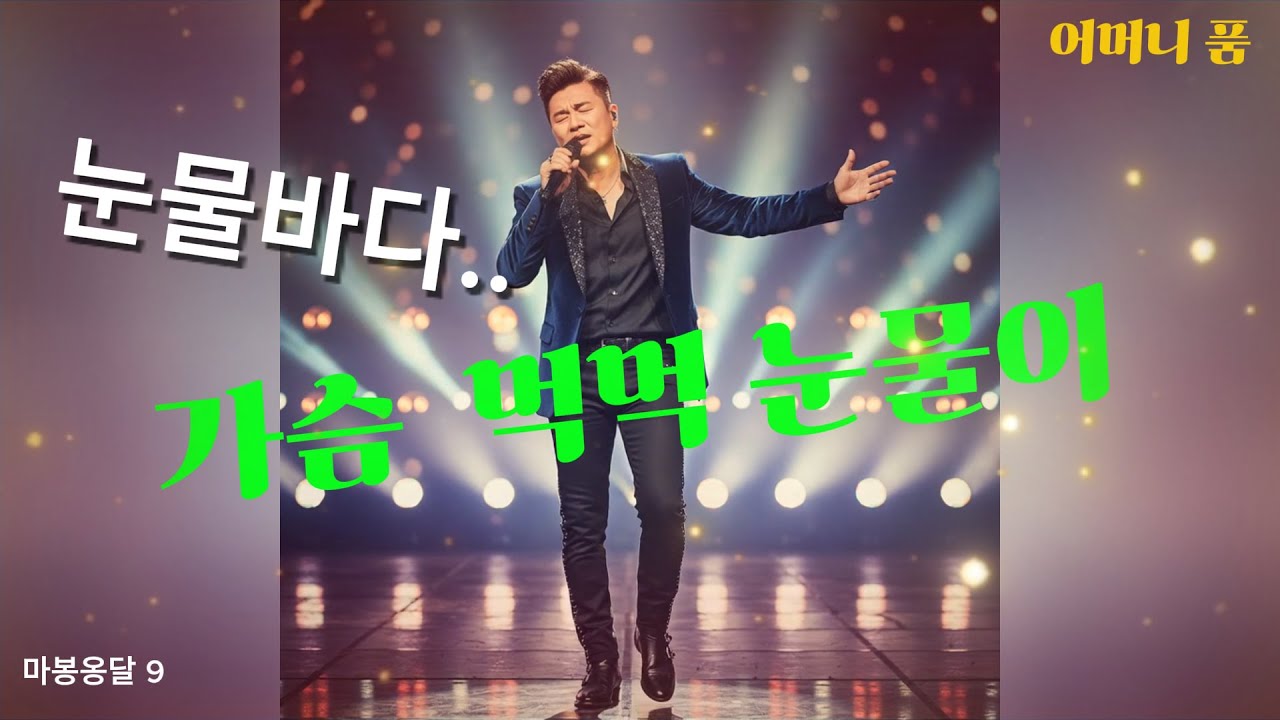 ◇ 어머니 품 ! 눈물이 앞을 ..보고싶습니다... #감성트로트 #트로트 #k-trot#카페음악