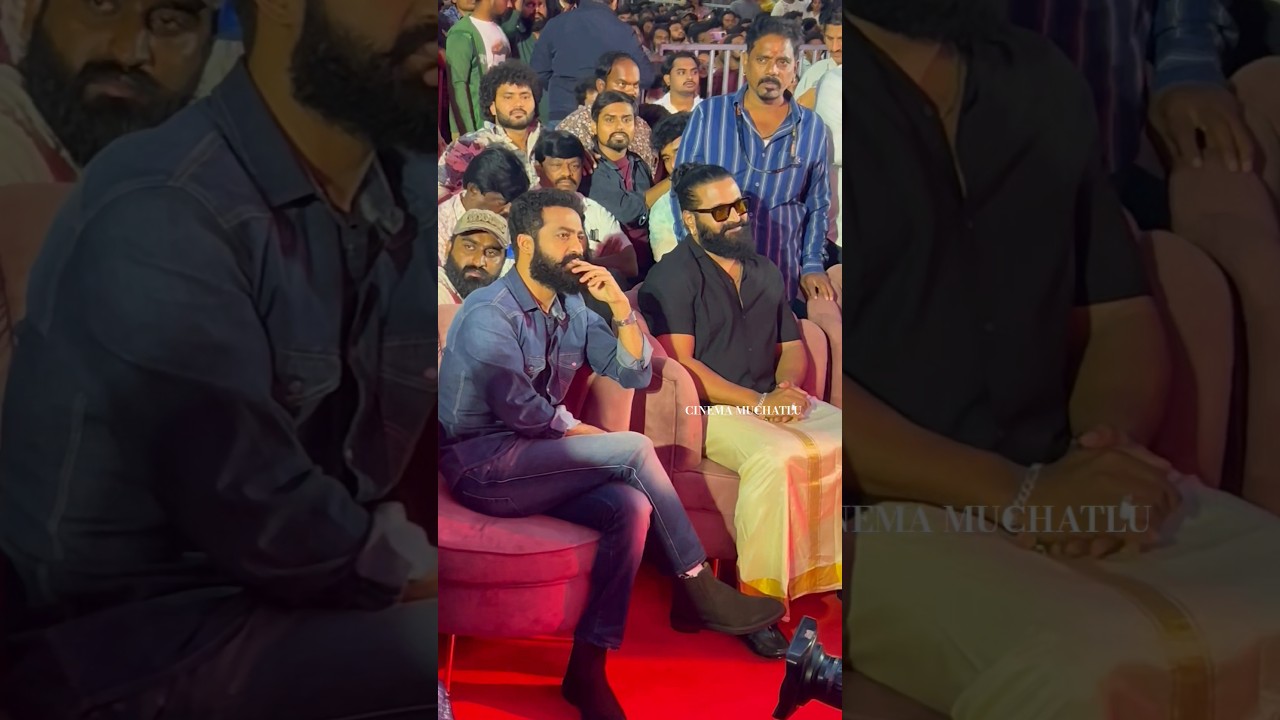 #NTR & #Rishabshetty 🔥exclusive visuals #Kantara Chapter 1 #jrntr