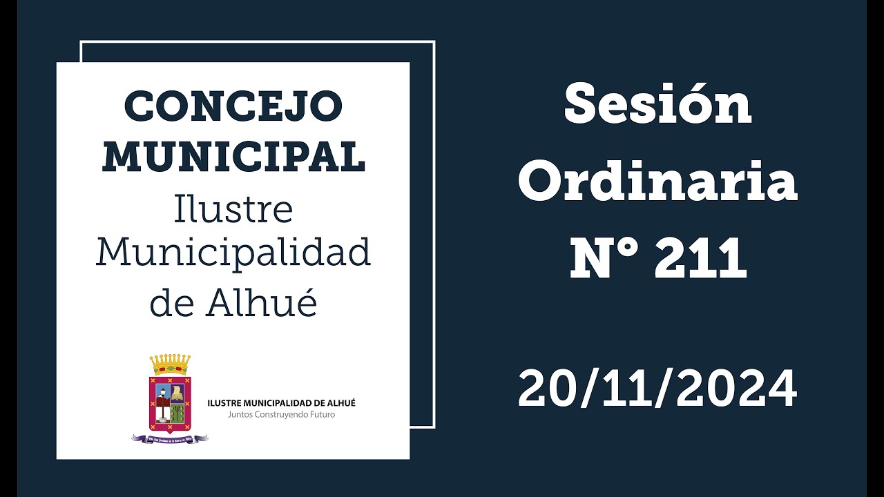 Concejo Municipal Nº211