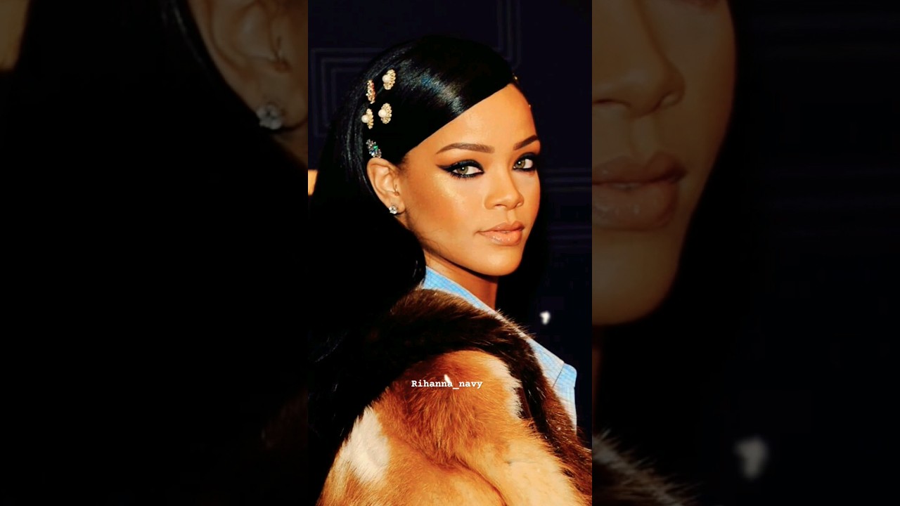 BEAUTIFUL RIHANNA 💜💜💜 #fenty #rihanna #asaprocky #rihannanavy #love #fashion #fentybeauty #highlight