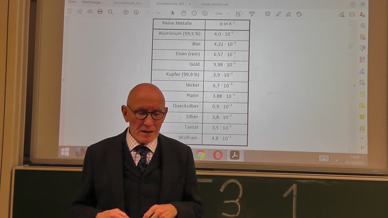 St03 1 1 Temperaturmessung: Widerstandssensoren, PT100