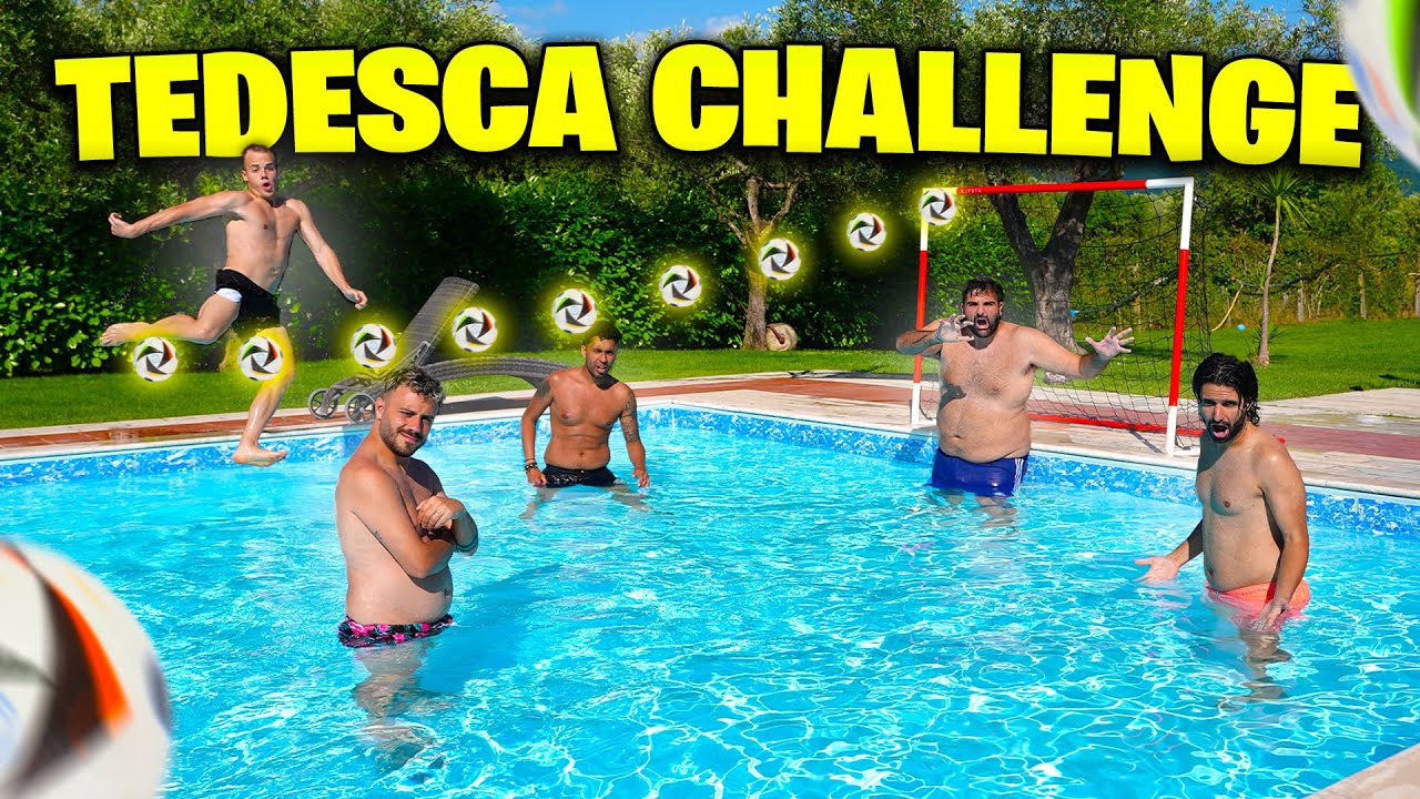 ⚽ TEDESCA FOOTBALL CHALLENGE in PISCINA con gli ELITES!