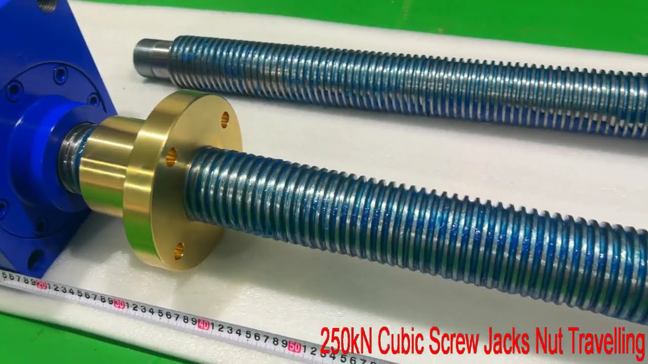how long can a machine screw jack extend - 25tons - JTC250 - max 7500 mm stroke length - nut lifting