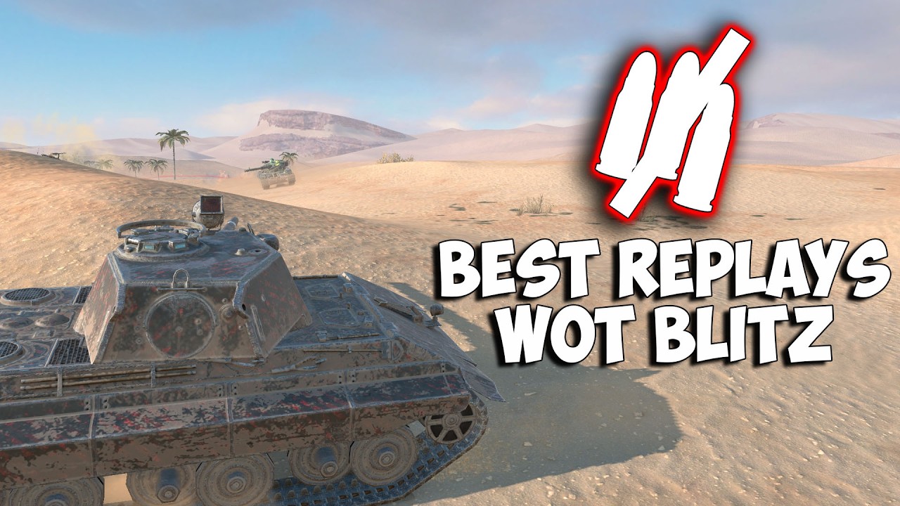 E50M | 1 vs 3 | Best Replays WoT Blitz