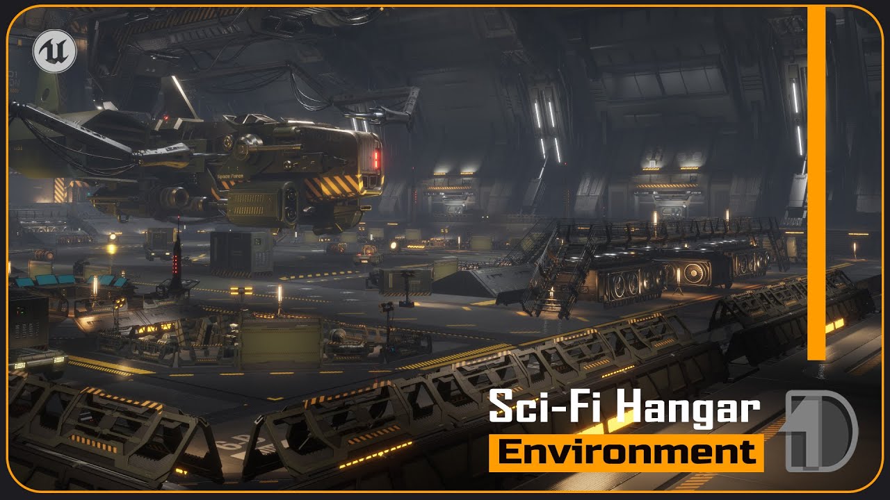 SciFi Hangar 4K - Unreal Engine Asset Pack