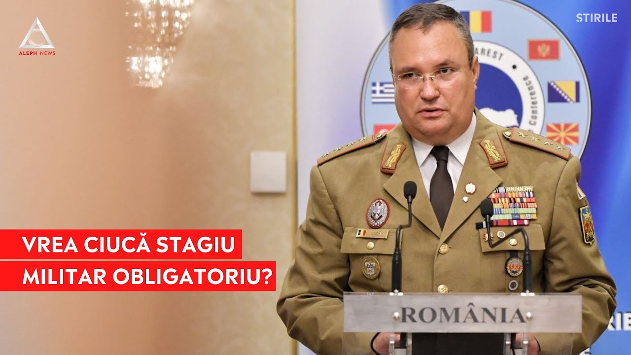 ATENȚIE: Ciucă sugerează reintroducerea serviciului militar obligatoriu