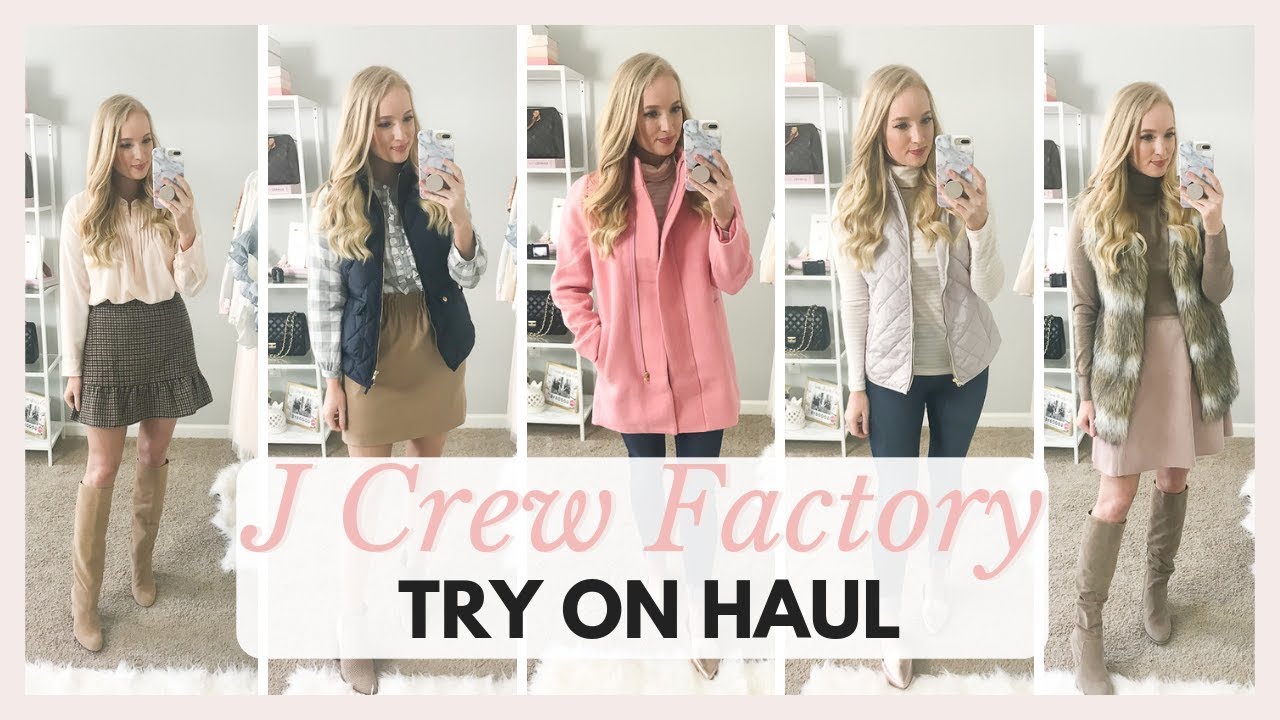 J CREW FACTORY TRY ON HAUL FALL OUTFITS 2018 | Amanda John
