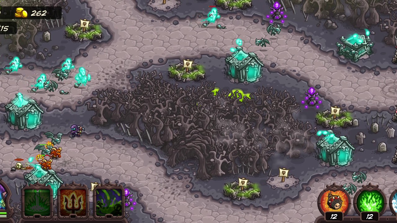 kingdom rush defense vengeance casual campaign back to the ROTTEN forest