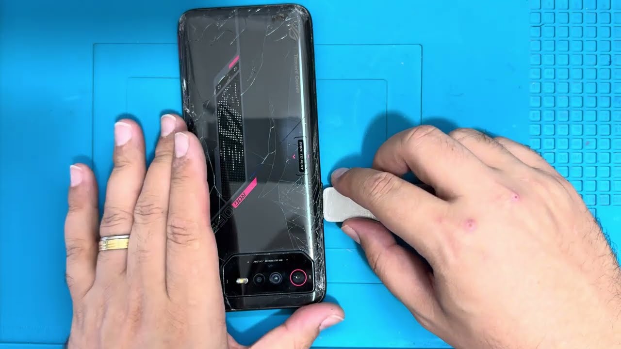 Rog phone 6 não funciona botão power interno e externo | Como abrir passo a passo e efetuar reparo 