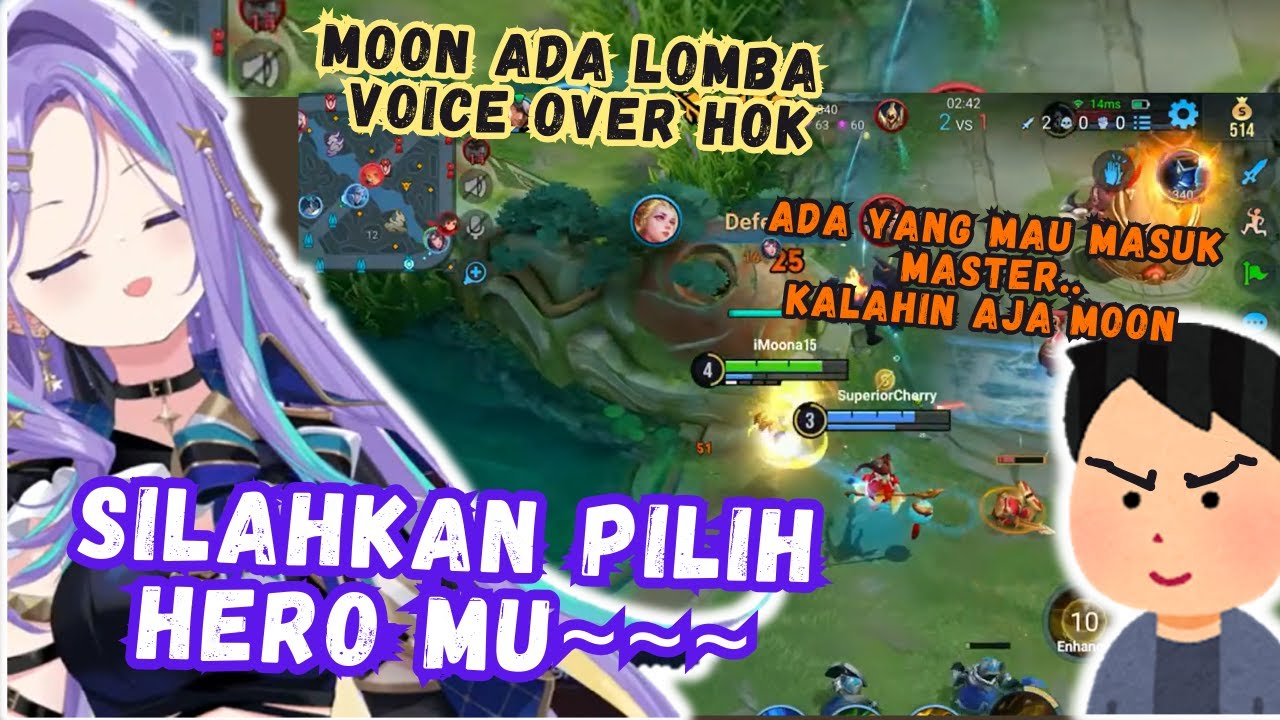 Ketika MOONA Main HOK 