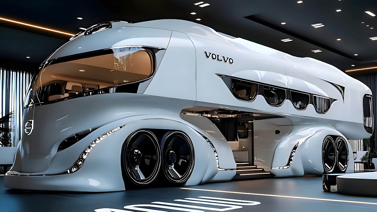 2025 Volvo Motorhome Camper &ndash; $175K Sustainable RV with Scandinavian Style & Hybrid Power