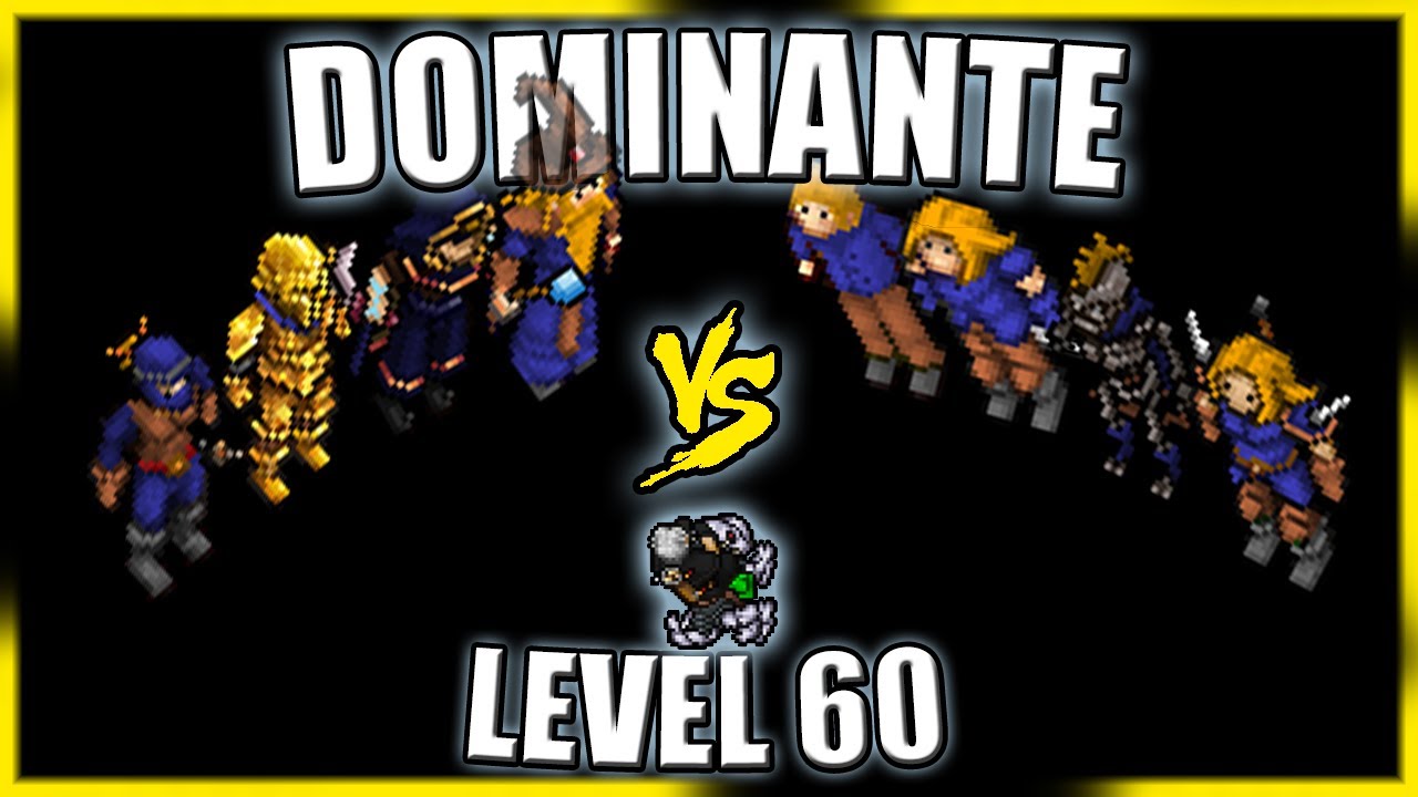 LEVEL 60 DANDO BAILE  na GUILD DOMINANTE de FEROBRA | Tibia PK