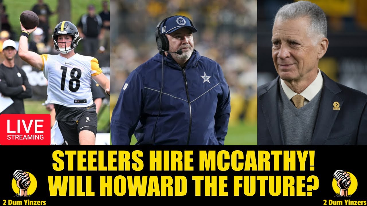 LIVE: Steelers SHOCK The NFL World, Hire Mike McCarthy! l YOUR Questions Answered