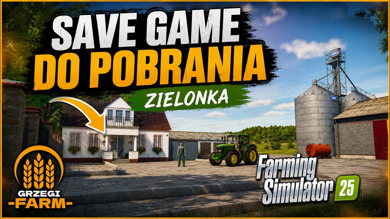 FS25 | SAVEGAME DO POBRANIA - Zielonka | 🔴OPIS🔴