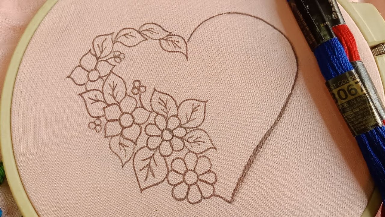 All over Design Latest Stitch Embroidery Tutorial Class-94,Dress Design ,আধুনিক ফুলকারি ডিজাইন সেলাই