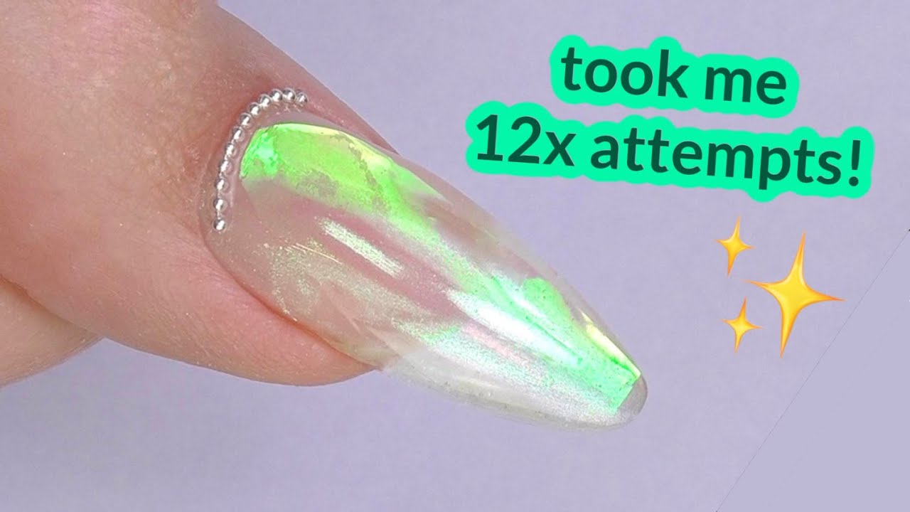 AURORA nail tutorial ✨ Hottest Korean Trend