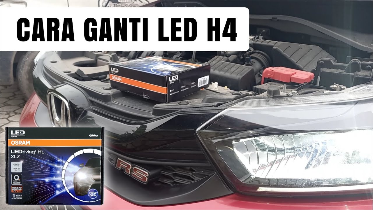 LED OSRAM XLZ HL | TUTORIAL CARA PEMASANGAN LED SOKET H4