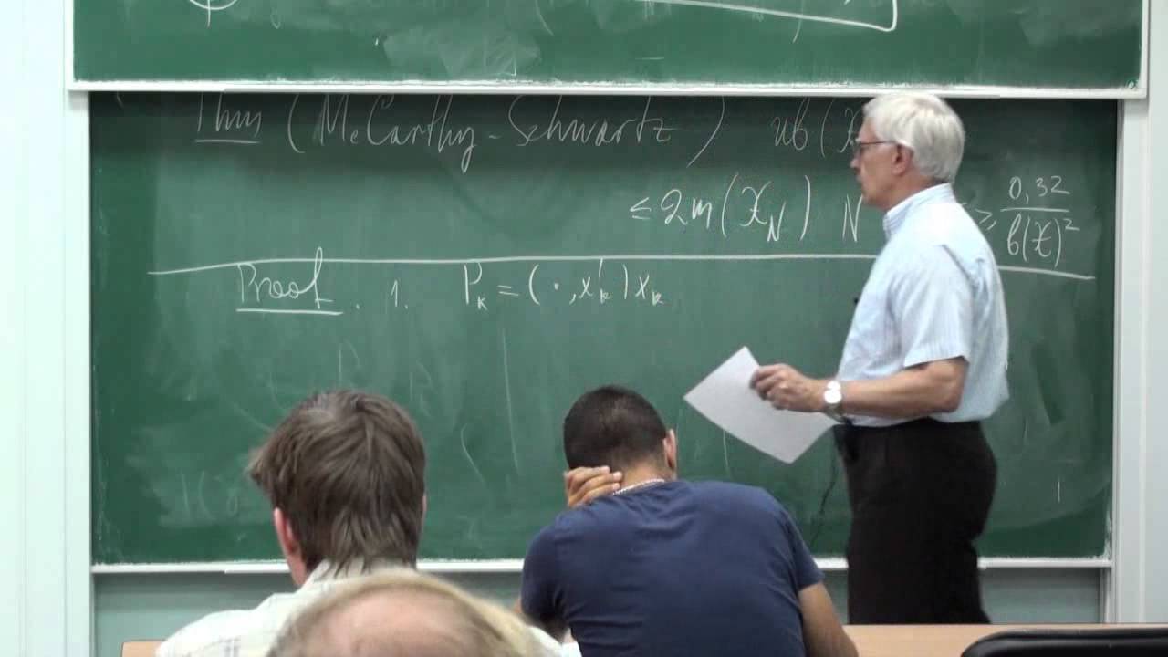 Lecture 2 | Schauder bases geometry in Hilbert spaces | Николай Никольский | Лекториум