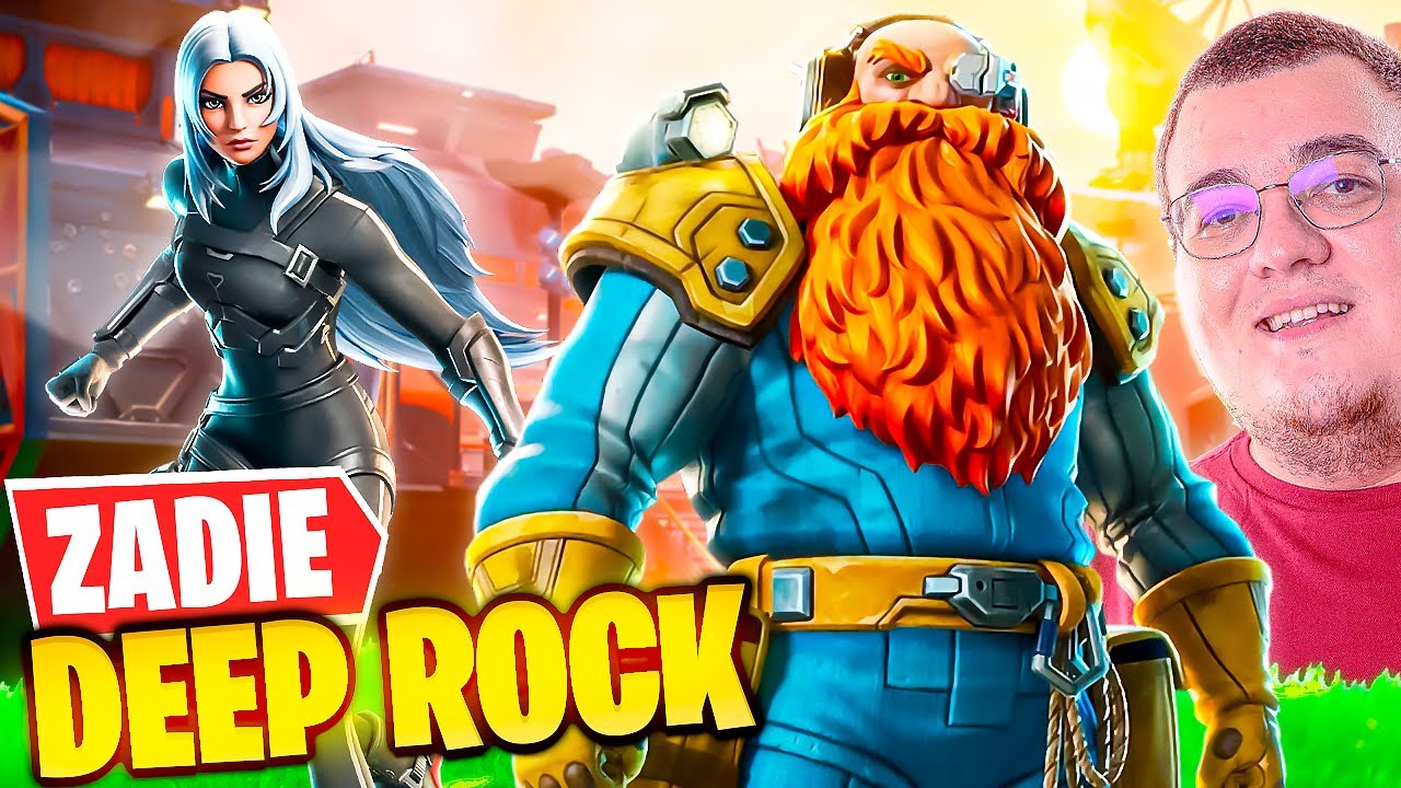 🔥 NOVA SKIN do DEEP ROCK GALACTIC no FORTNITE + nova ZADIE ! 😱