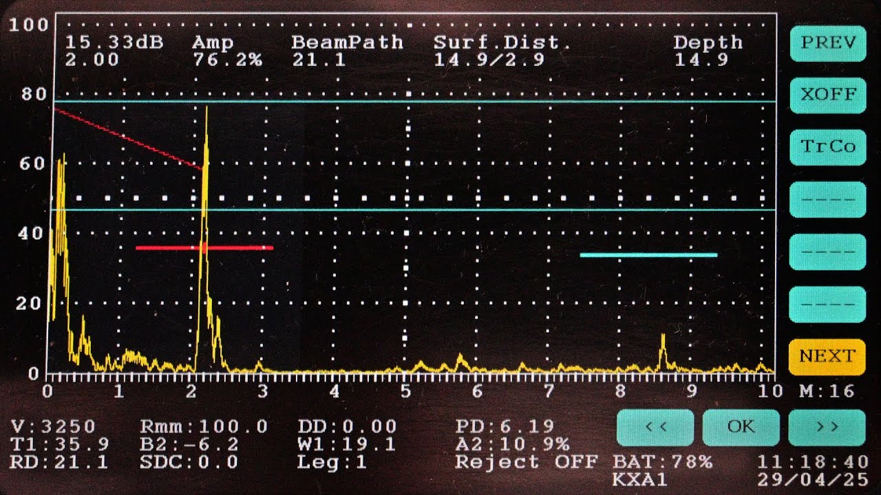 Features in KappaWave Ultrasonic Flaw Detectors (UFD) 2025