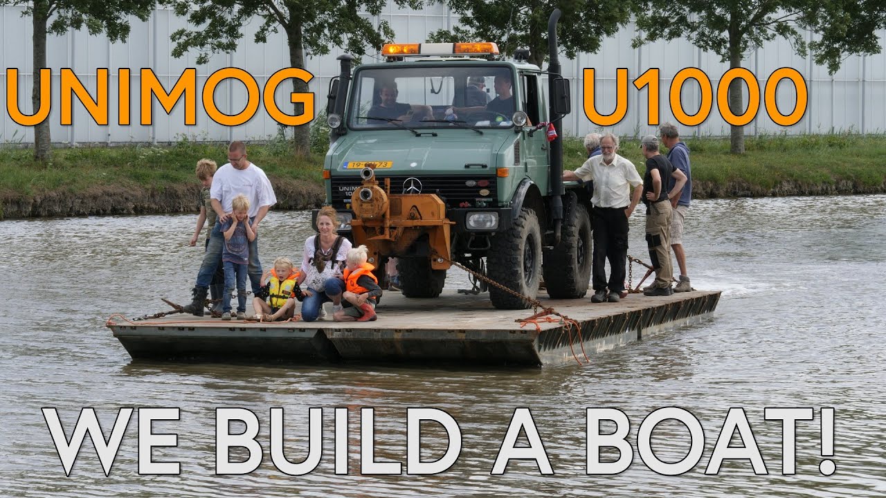 Slurry Mixer Powered UNIMOG 1000 Boat!