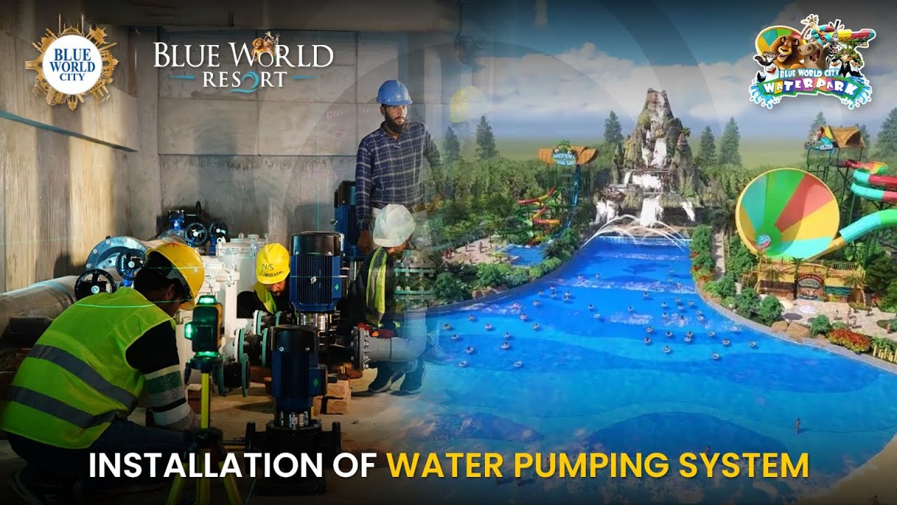 Installation of Water Pumping System at Blue World City Water Park