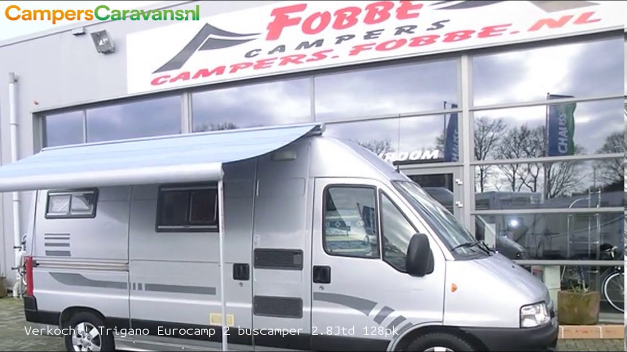 Verkocht! Trigano Eurocamp 2 buscamper 2.8Jtd 128pk 151dkm