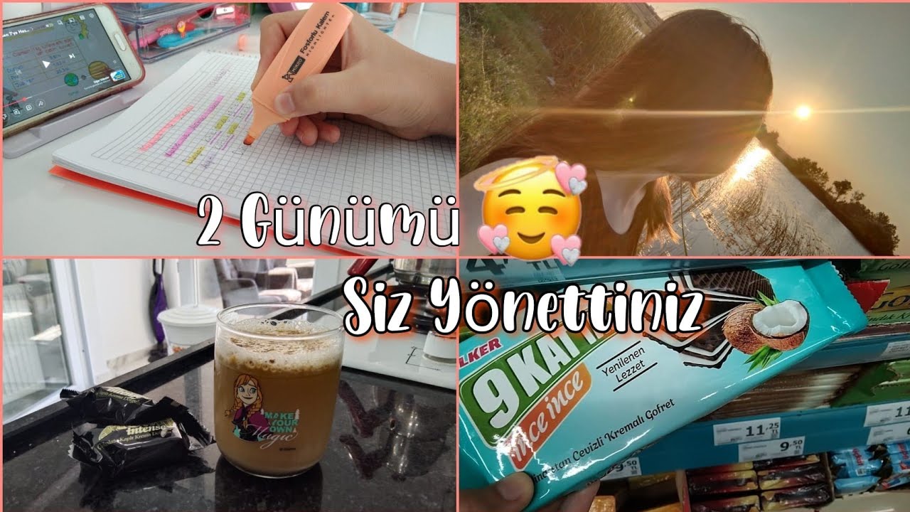 2 GÜNÜMÜ SİZ YÖNETTİNİZ 🐣 | 6'dan 7'ye Hazırlık Study Vlog #3 🧚‍♀️ | Piknik 🐢🌳