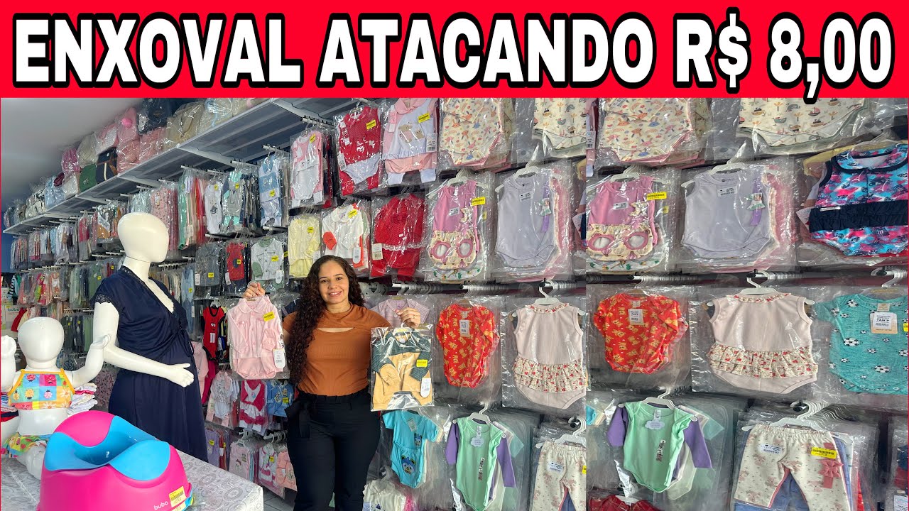 ENXOVAL E ROUPAS TUDO PARA BEBÊS NO ATACADO EM CARUARU PERNAMBUCO/ R$ 8,00