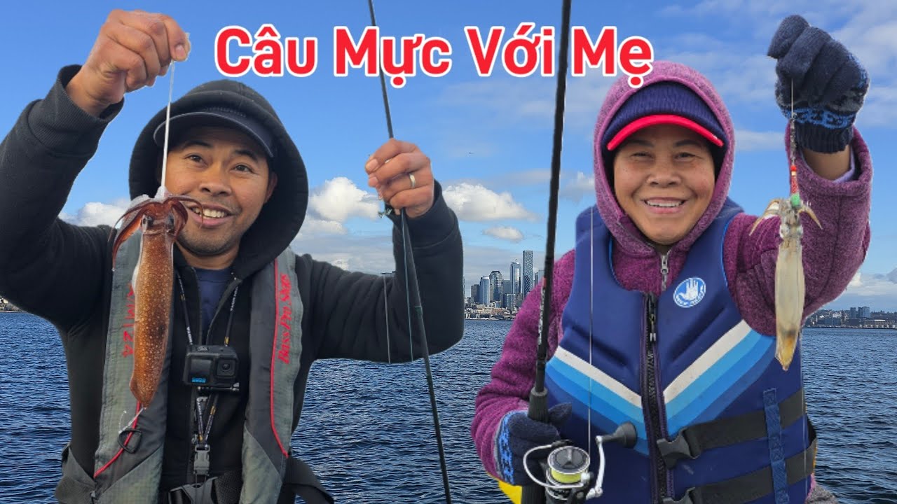 Hai Vợ Chồng Cody Dẫn Mẹ Đi Câu Mực Ở Washington 
