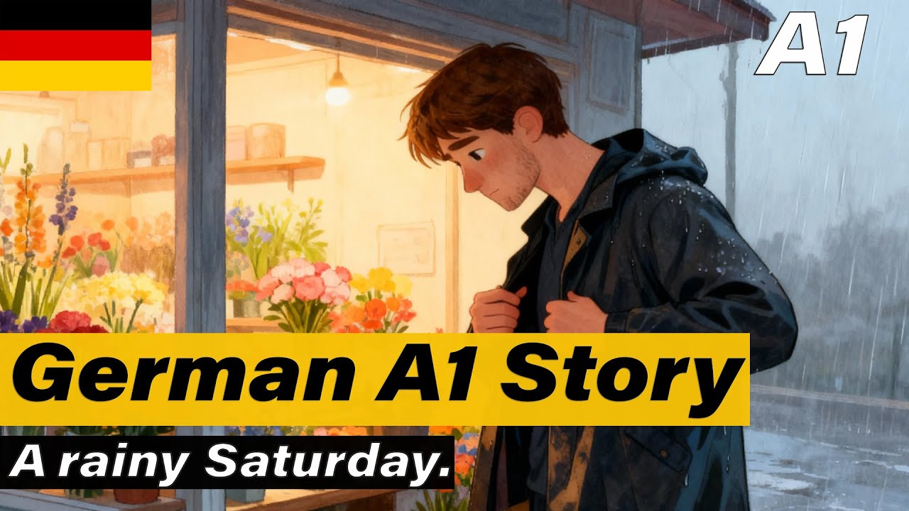 Learn German A1 | Easy German Story | A rainy Saturday |