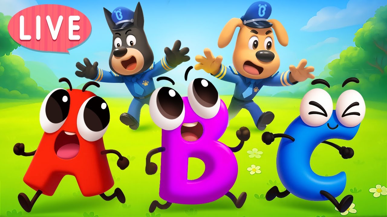 🔴LIVE | ABC Cartoon | Kids Learn English Alphabet | Educational Video | Sheriff Labrador