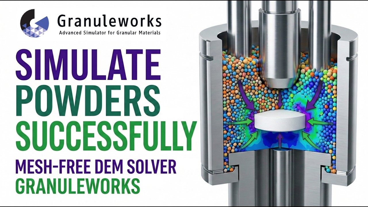 Powder Simulation with Granuleworks | DEM & Multi-Physics Coupling