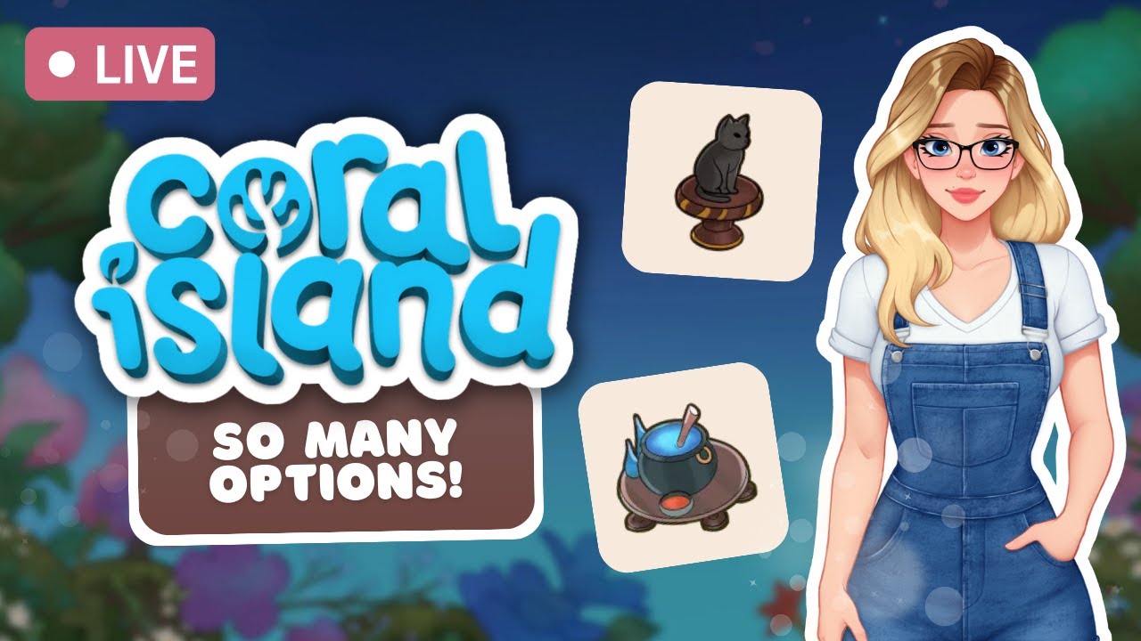🔴 Decorating with NEW Items in Coral Island! 🏠