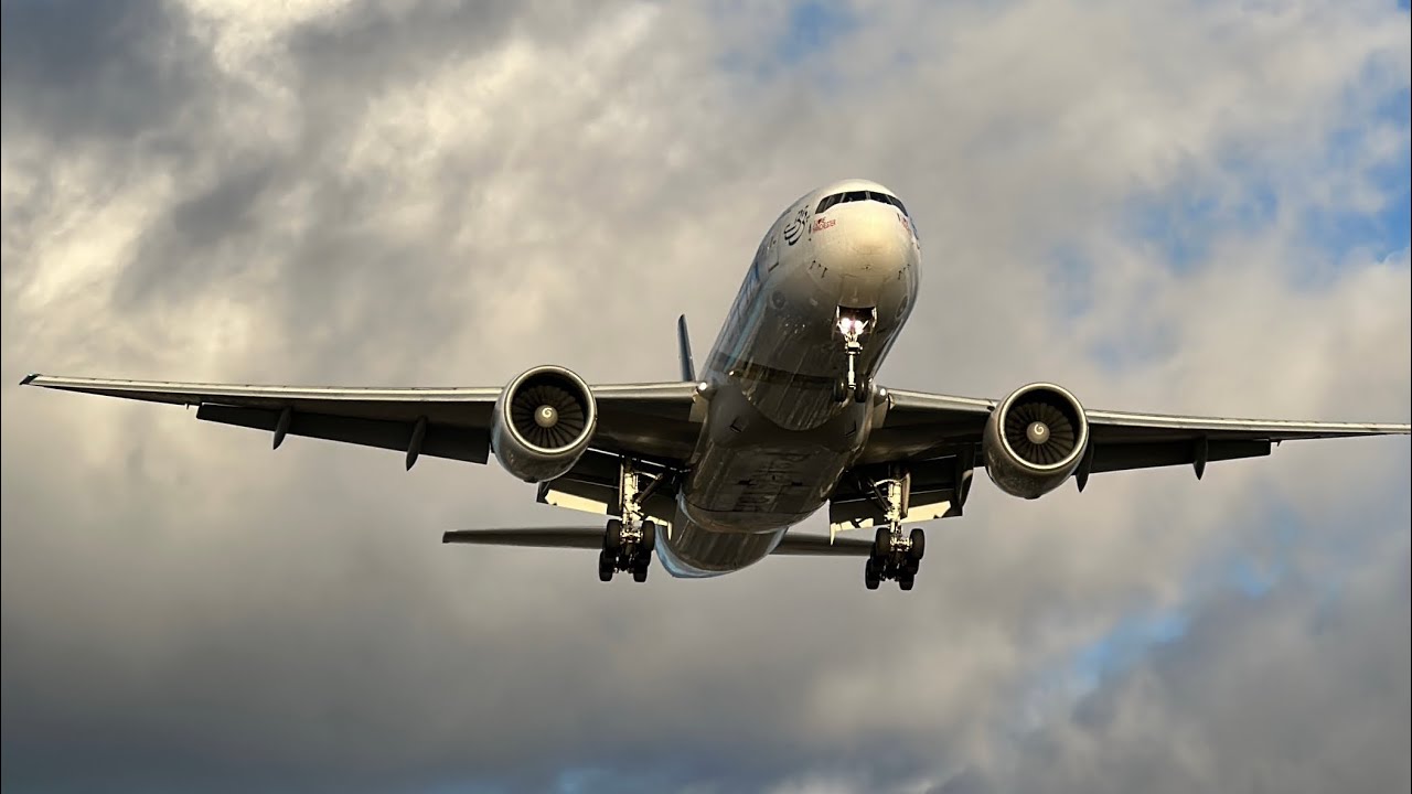 Pakistan International Airlines PIA Inaugural Landing Manchester 1st Time In 5 Years 777-200ER