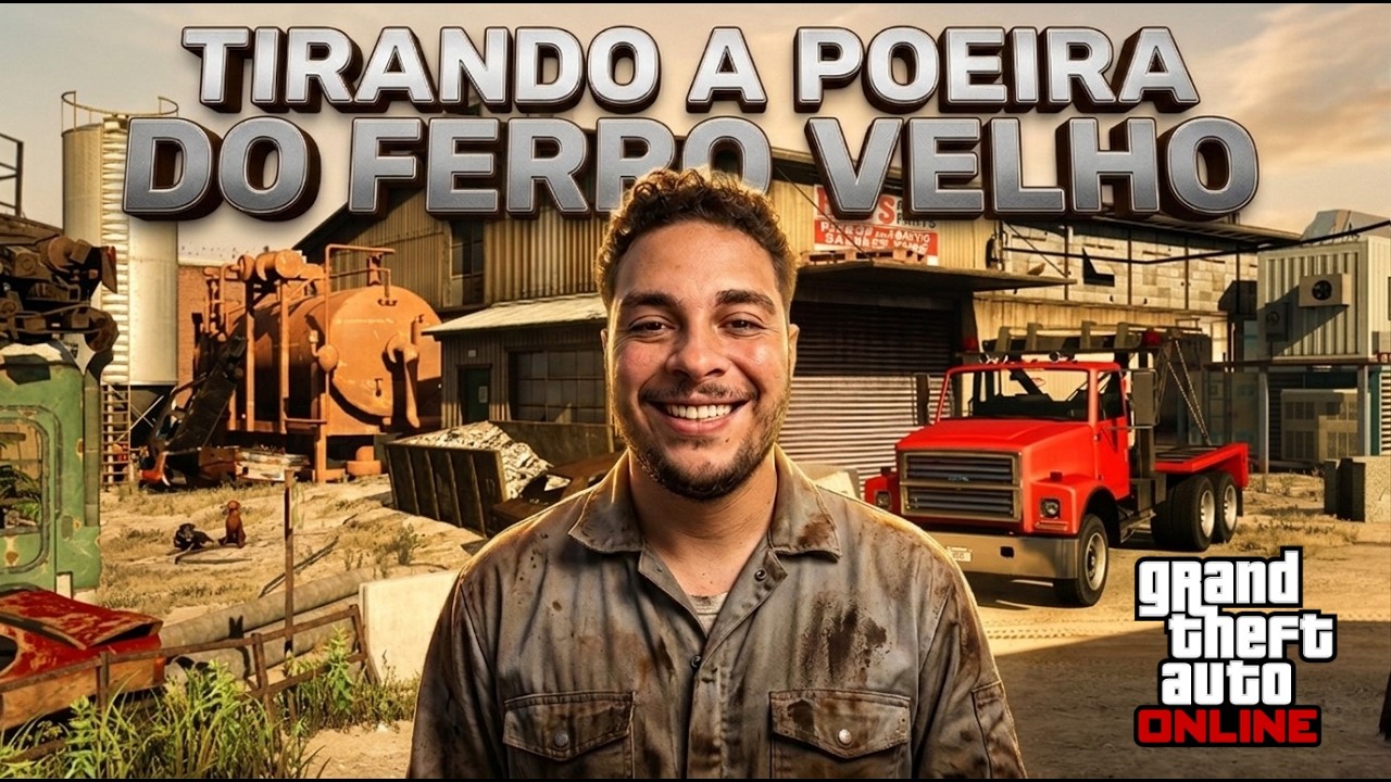 O FERRO-VELHO MAIS ILEGAL do GTA Online… FIQUEI MILIONÁRIO!