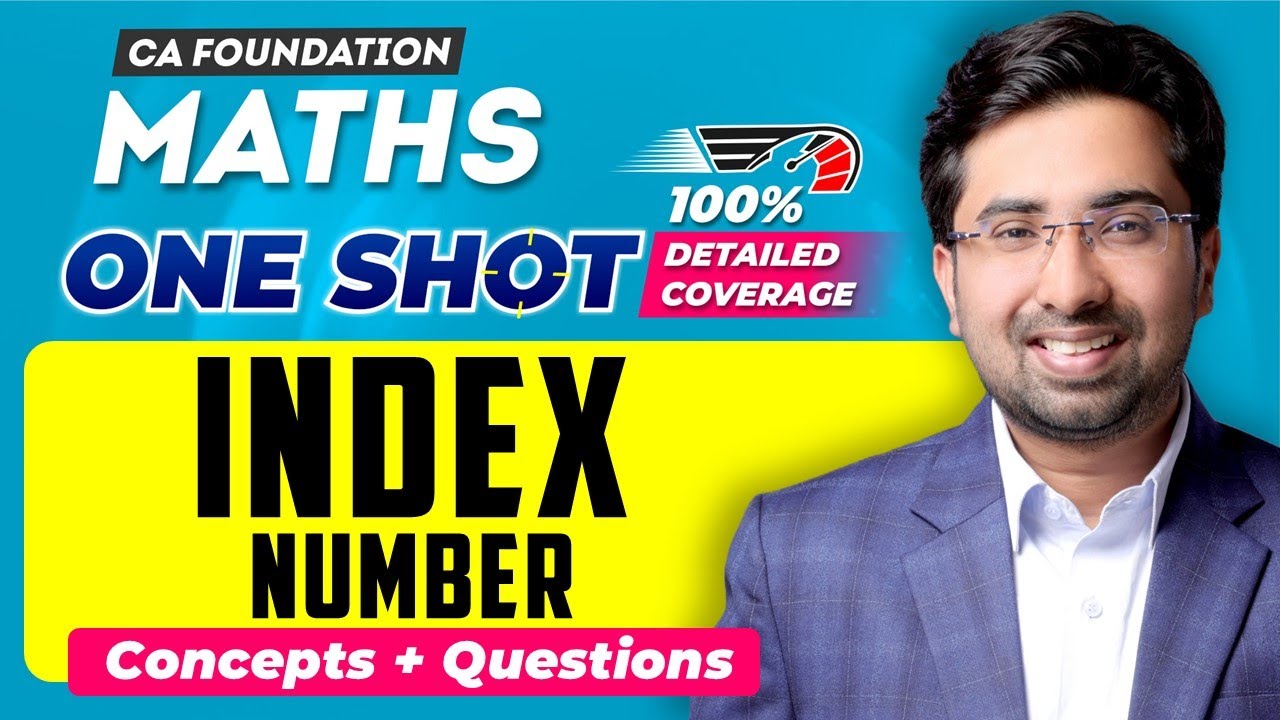 CA Foundation Maths | Index Numbers & CPI | Deflation Explained | AQB Discussion | Advanced Level