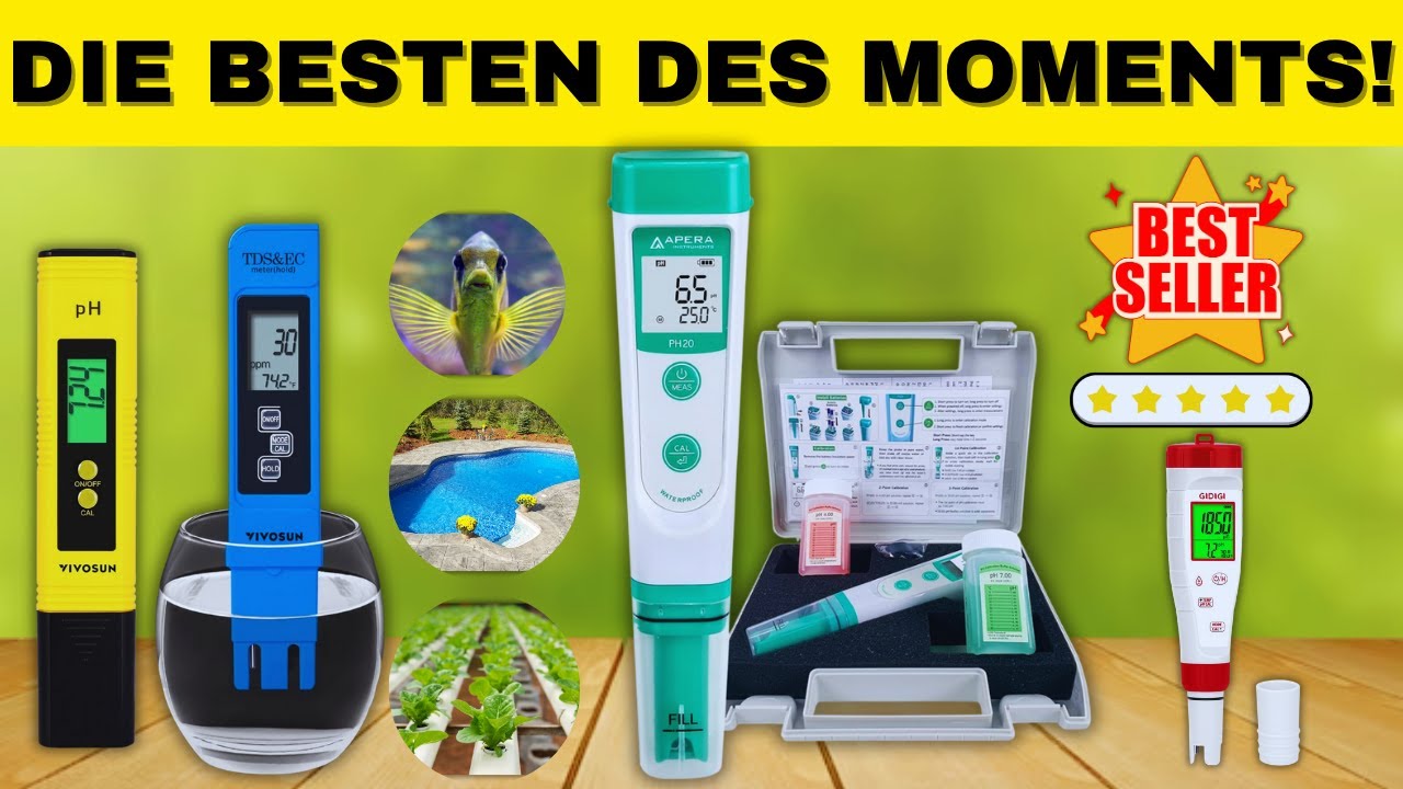 Digitales pH-Messger&auml;t &ndash; Die 3 besten pH- und TDS-Messger&auml;te f&uuml;r Hydrokultur, Aquarium und Pool