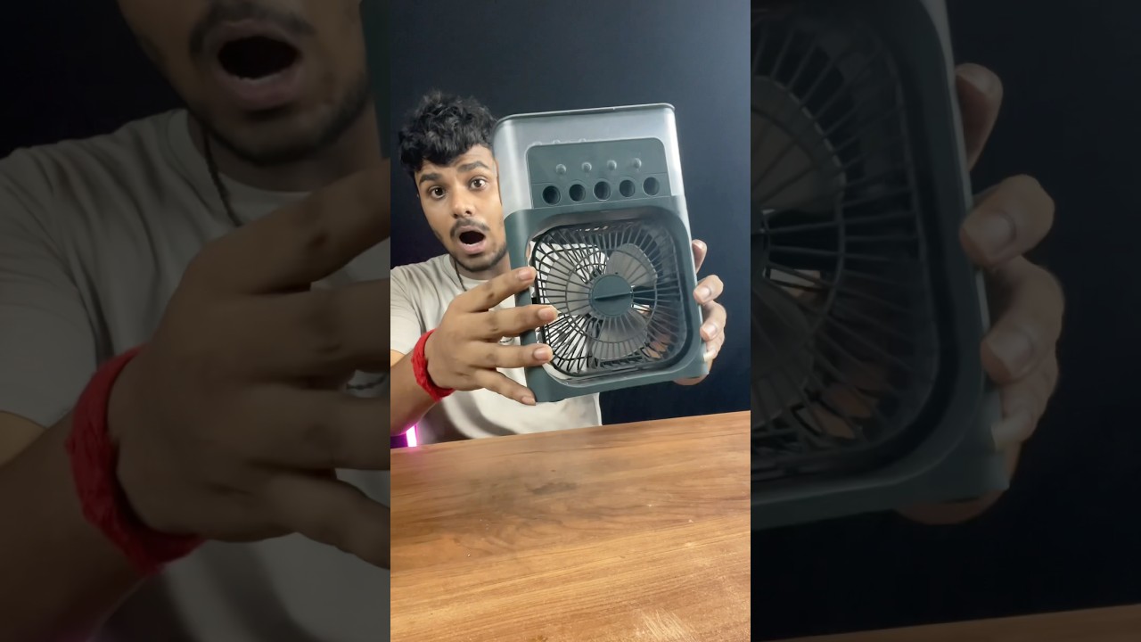 repairing mini air cooler fan #experiment #electrical #shorts ￼