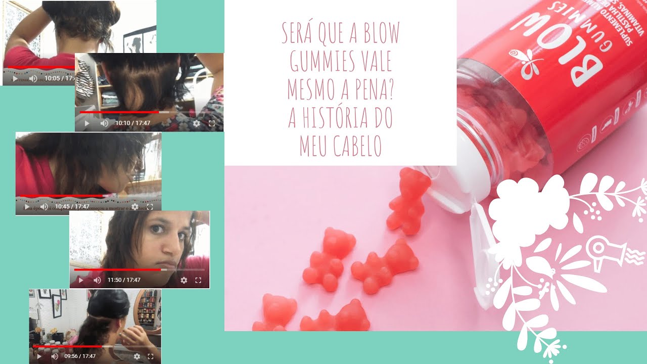 Blow Gummies( vale a pena?) - minha história e resultado #blowgummies #minhahistoriacapilar #cabelo