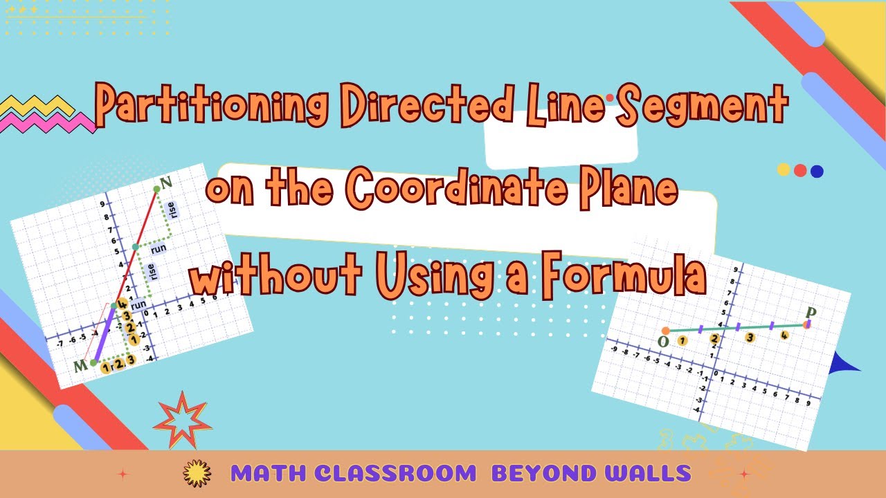 Partitioning Directed Line Segment on the Coordinate Plane without Using a Formula | Geometry