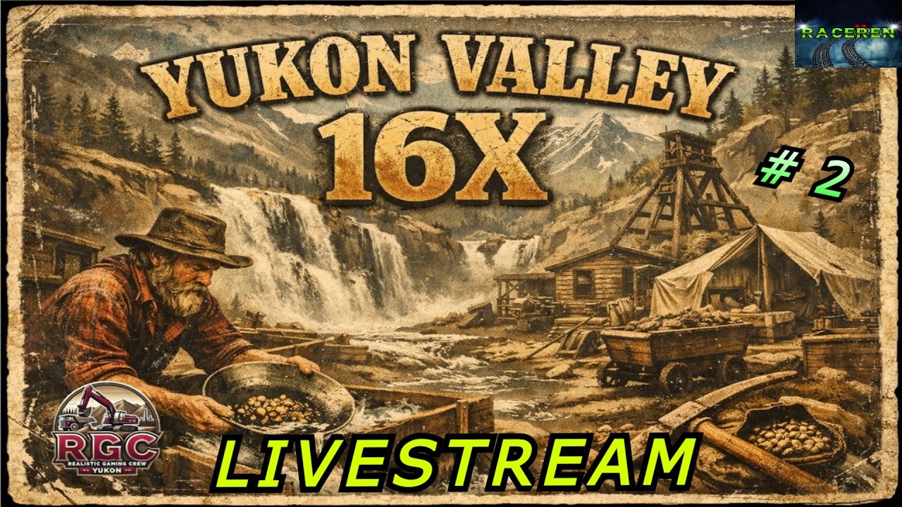 🏗️ 🚧 🌲 Yukon Valley 16x Map # 2 Live-stream ⛏️ 🚧 🏗️