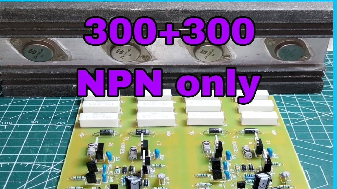 300+300watt 3773 or 3055 amplifier board Old project come back